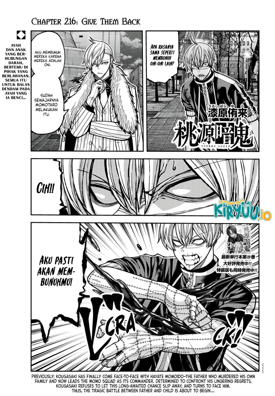 Tougen Anki Chapter 216 Bahasa Indonesia