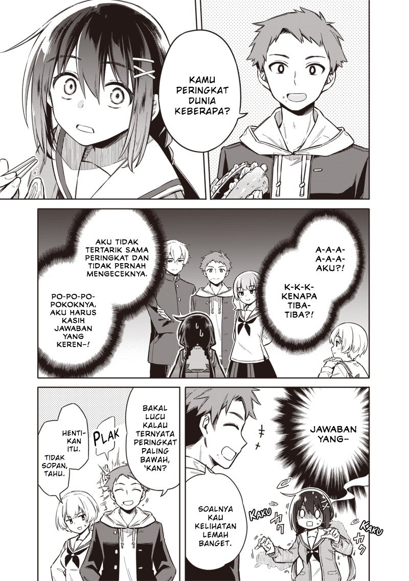 Toukyou KINOKO: Sekai Ranking 1-i no Komyu-ryoku Saijaku JK chapter 1