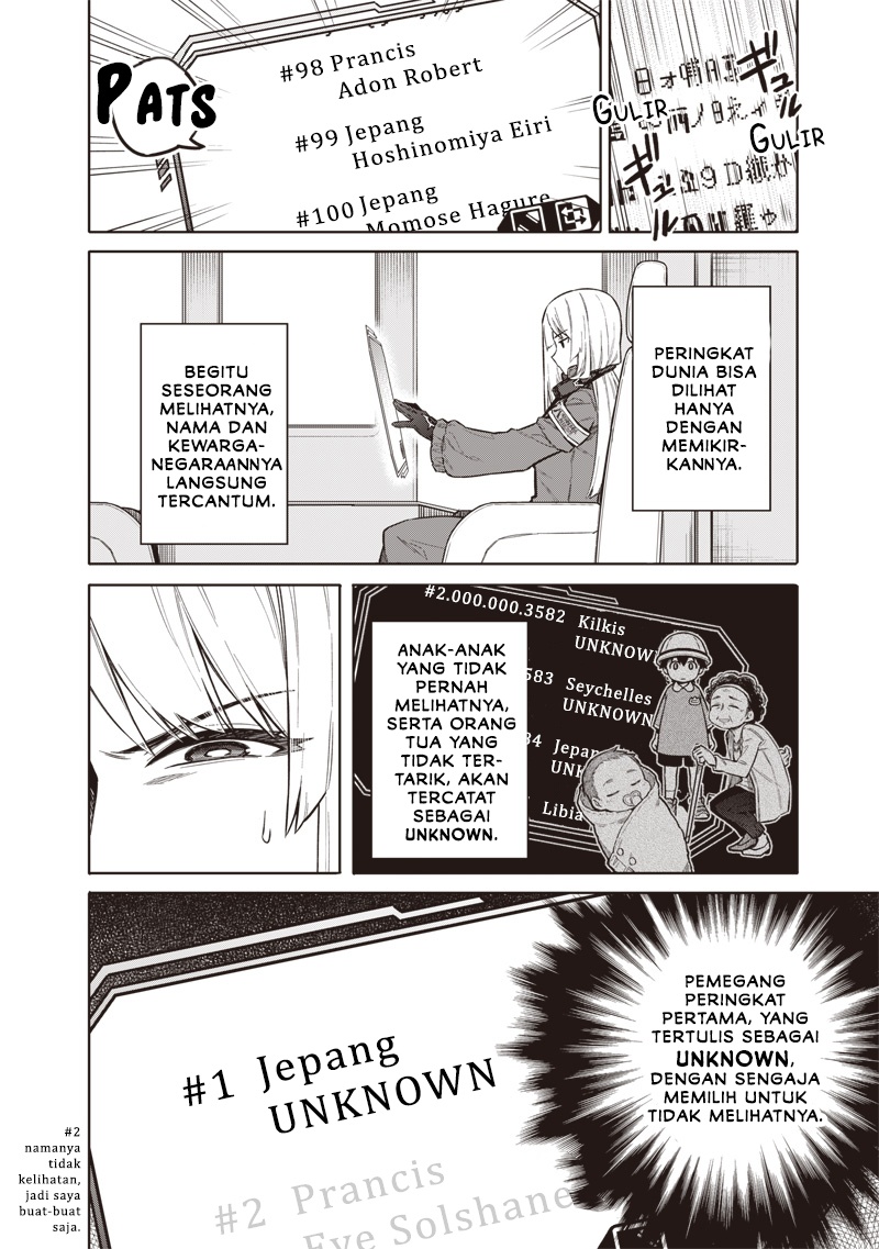 Toukyou KINOKO: Sekai Ranking 1-i no Komyu-ryoku Saijaku JK chapter 1