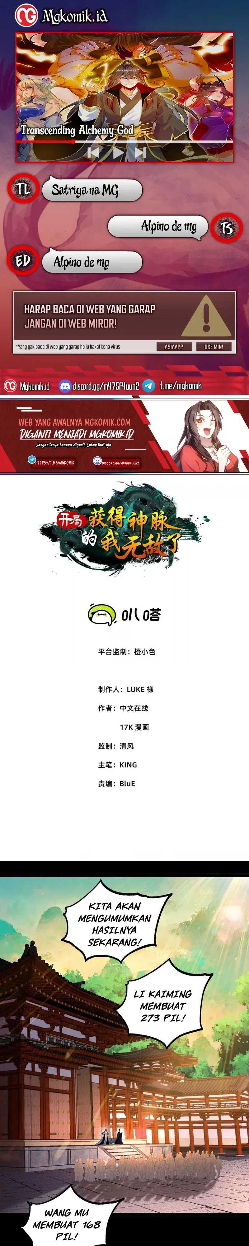 Transcending Alchemy God Chapter 56 Bahasa Indonesia
