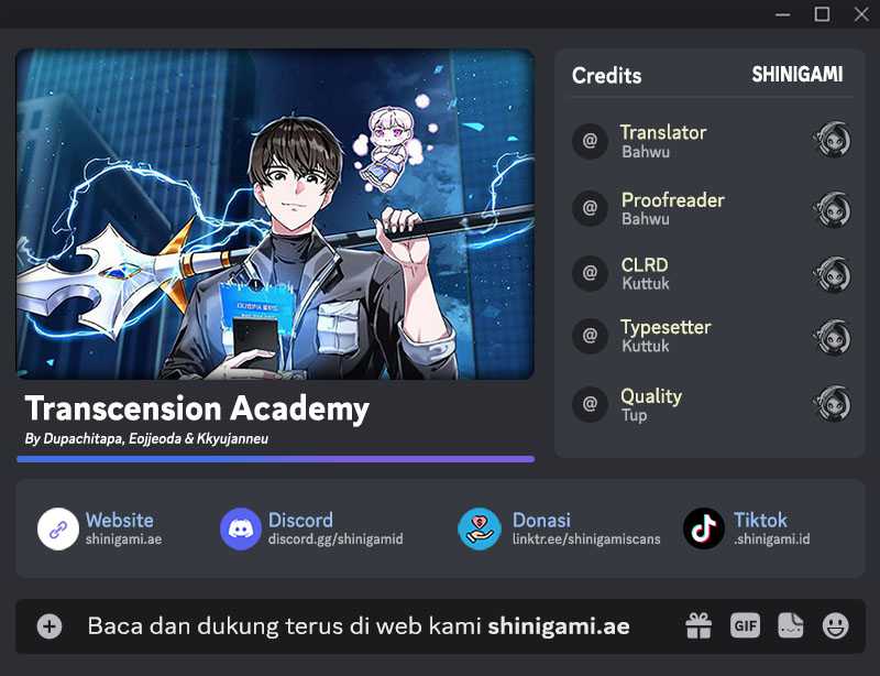 Transcension Academy Chapter 111 Bahasa Indonesia
