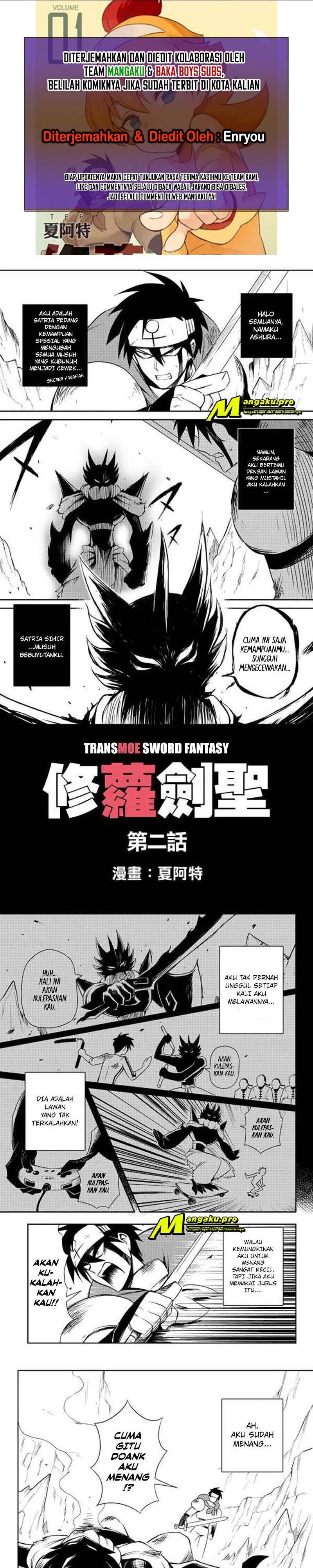 Transmoe Sword Fantasy Chapter 02 Bahasa Indonesia