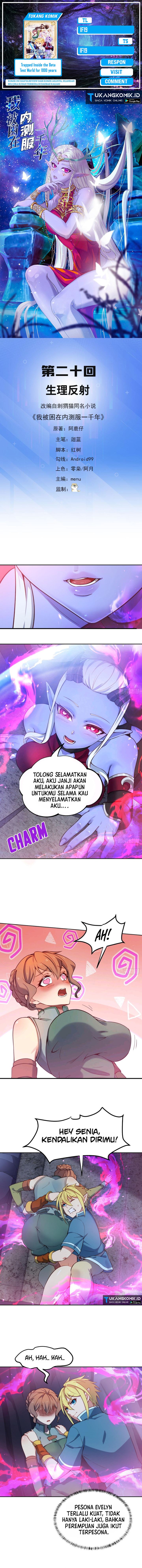 Trapped Inside the Beta Test World for 1000 Years chapter 20