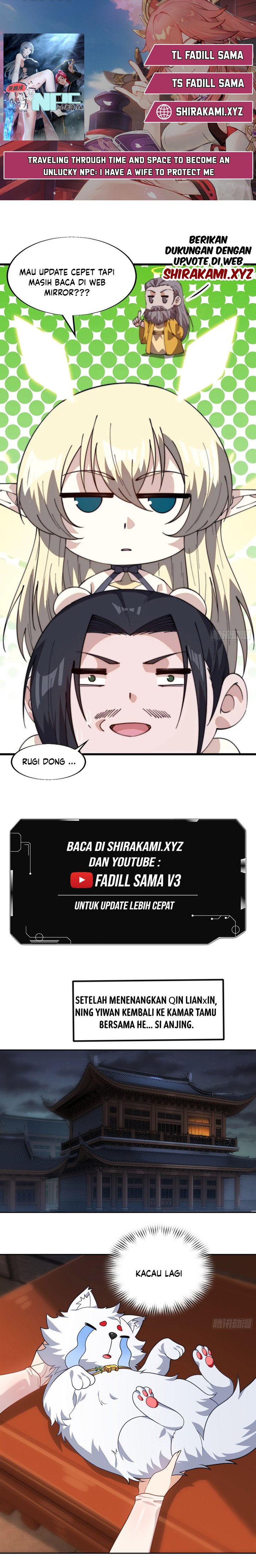 Traveling Through Time and Space to Become an Unlucky NPC: I Have a Wife to Protect Me Chapter 14 Bahasa Indonesia