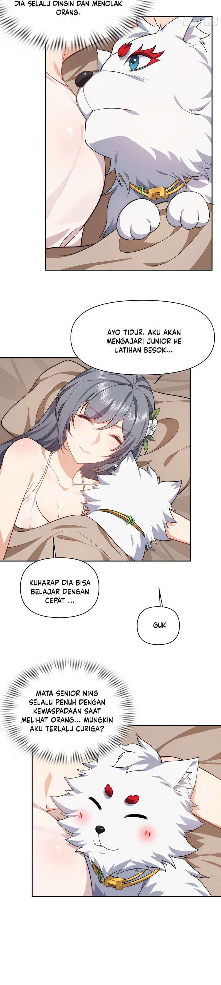 Traveling Through Time and Space to Become an Unlucky NPC: I Have a Wife to Protect Me Chapter 14 Bahasa Indonesia