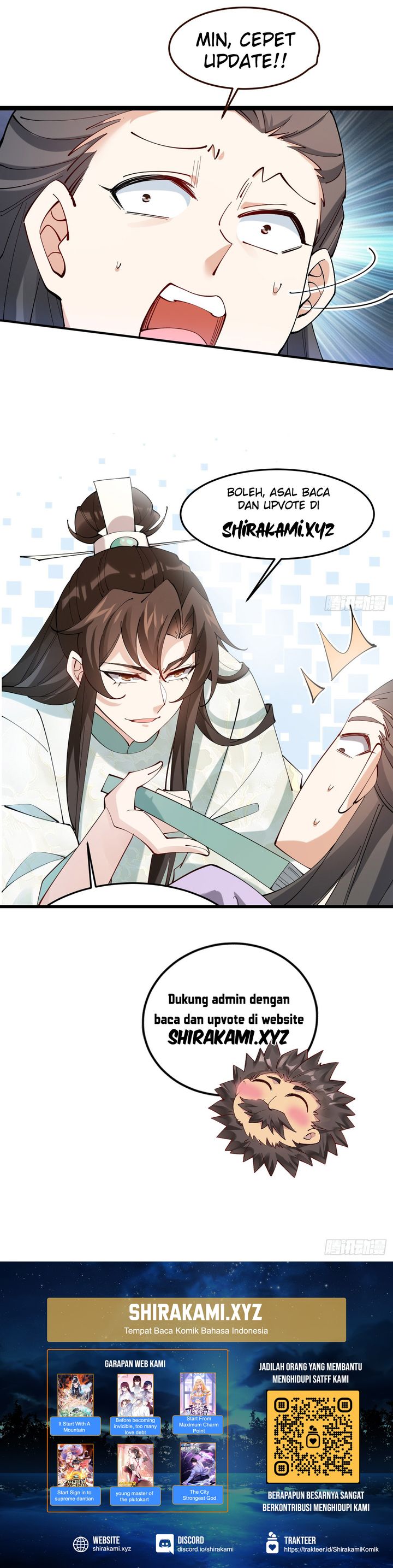 Traveling Through Time and Space to Become an Unlucky NPC: I Have a Wife to Protect Me Chapter 39 Bahasa Indonesia