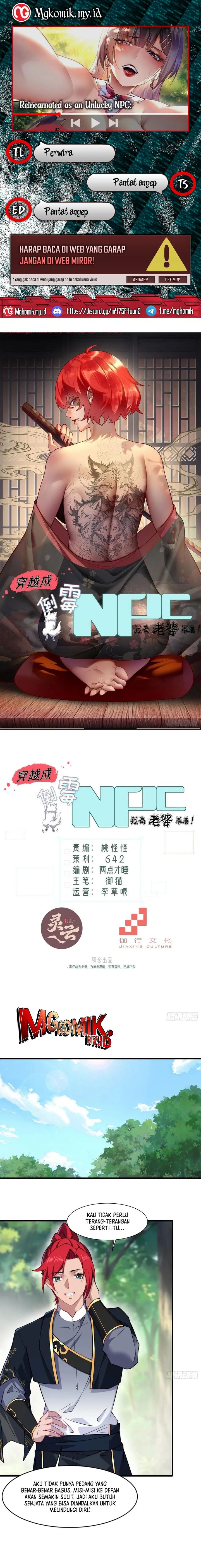 Traveling Through Time and Space to Become an Unlucky NPC: I Have a Wife to Protect Me Chapter 45 Bahasa Indonesia