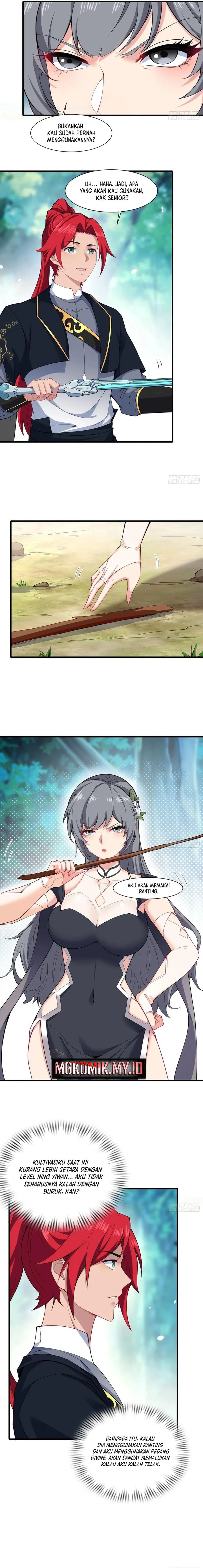 Traveling Through Time and Space to Become an Unlucky NPC: I Have a Wife to Protect Me Chapter 45 Bahasa Indonesia