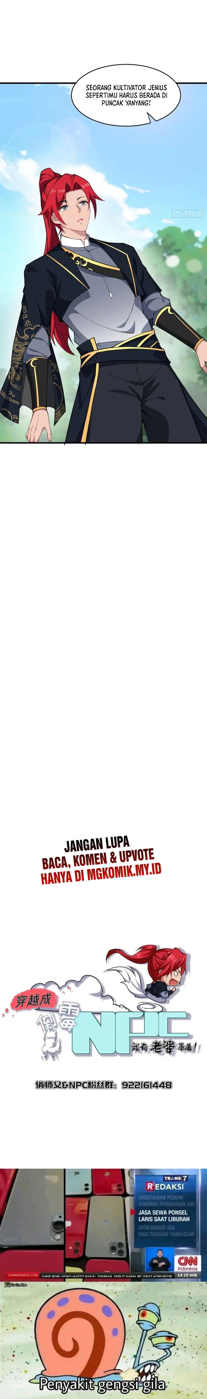 Traveling Through Time and Space to Become an Unlucky NPC: I Have a Wife to Protect Me Chapter 45 Bahasa Indonesia