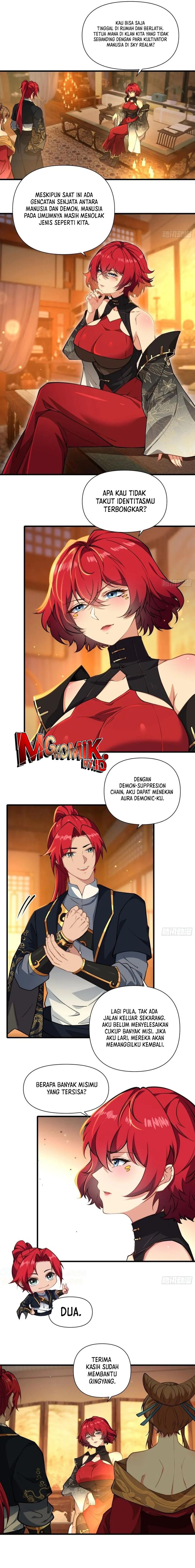 Traveling Through Time and Space to Become an Unlucky NPC: I Have a Wife to Protect Me Chapter 48 Bahasa Indonesia