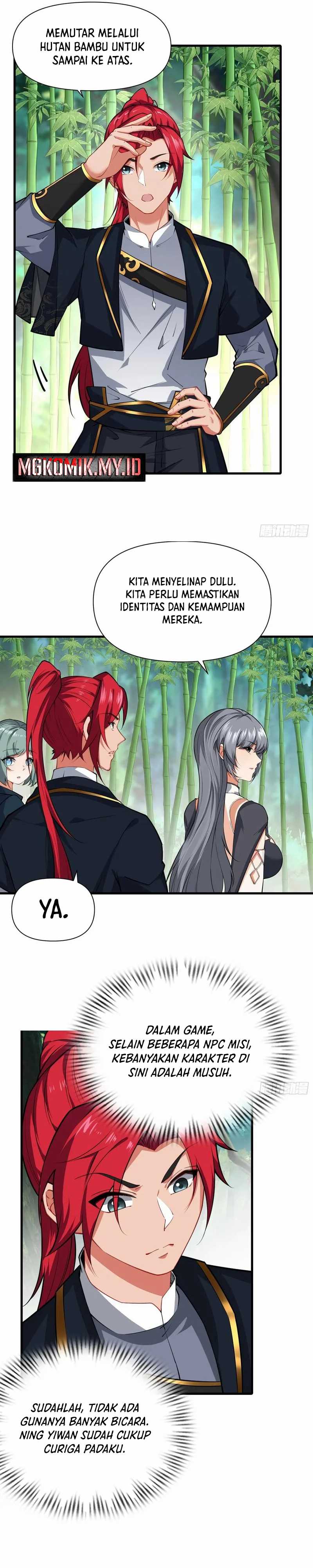 Traveling Through Time and Space to Become an Unlucky NPC: I Have a Wife to Protect Me Chapter 63 Bahasa Indonesia