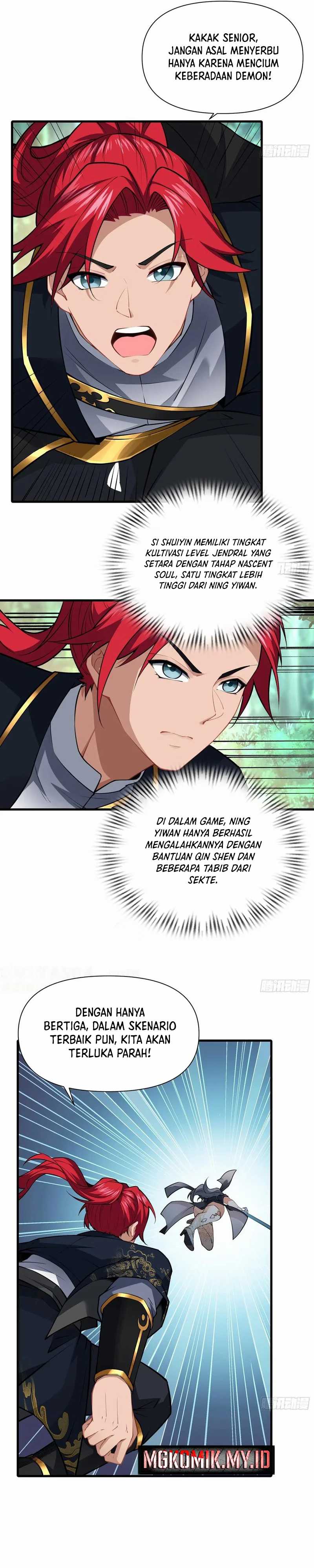 Traveling Through Time and Space to Become an Unlucky NPC: I Have a Wife to Protect Me Chapter 63 Bahasa Indonesia