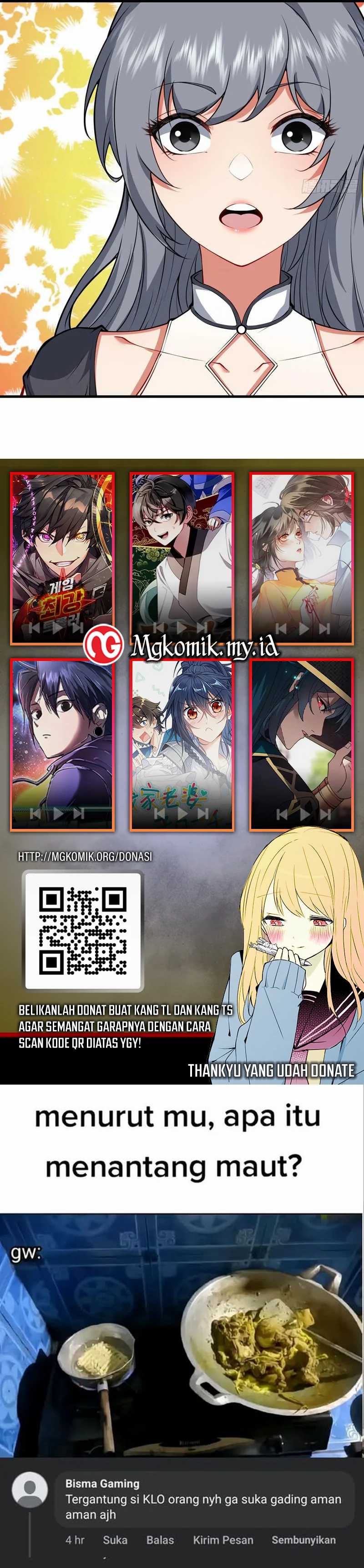 Traveling Through Time and Space to Become an Unlucky NPC: I Have a Wife to Protect Me Chapter 63 Bahasa Indonesia