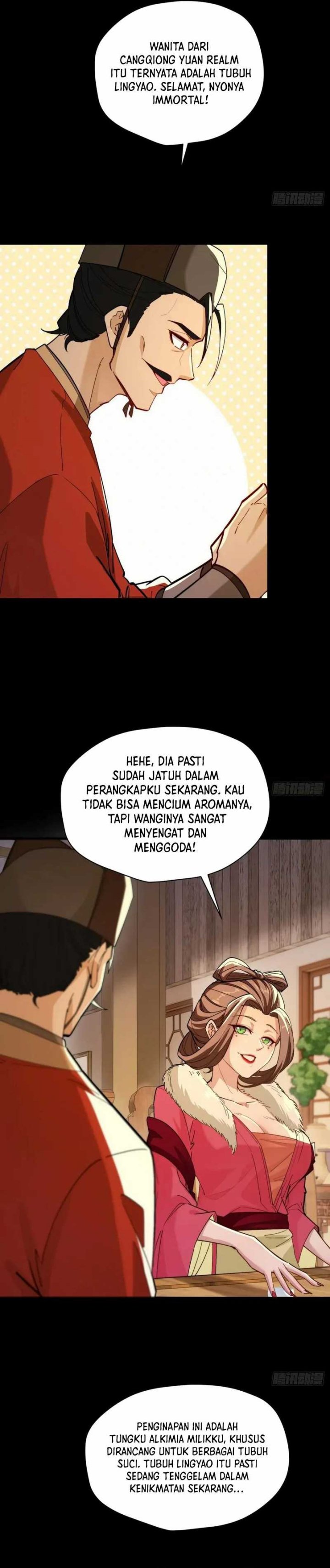 Traveling Through Time and Space to Become an Unlucky NPC: I Have a Wife to Protect Me Chapter 104 Bahasa Indonesia