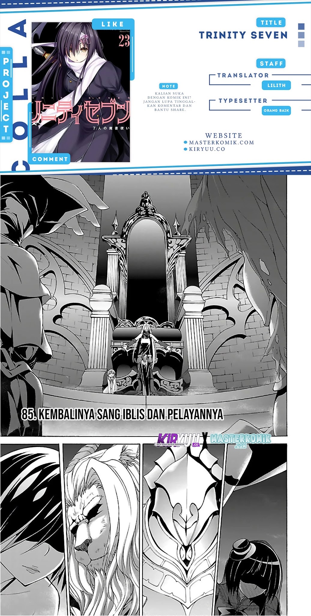 Dilarang COPAS - situs resmi www.mangacanblog.com - Komik trinity seven 085 - chapter 85 86 Indonesia trinity seven 085 - chapter 85 Terbaru 0|Baca Manga Komik Indonesia|Mangacan