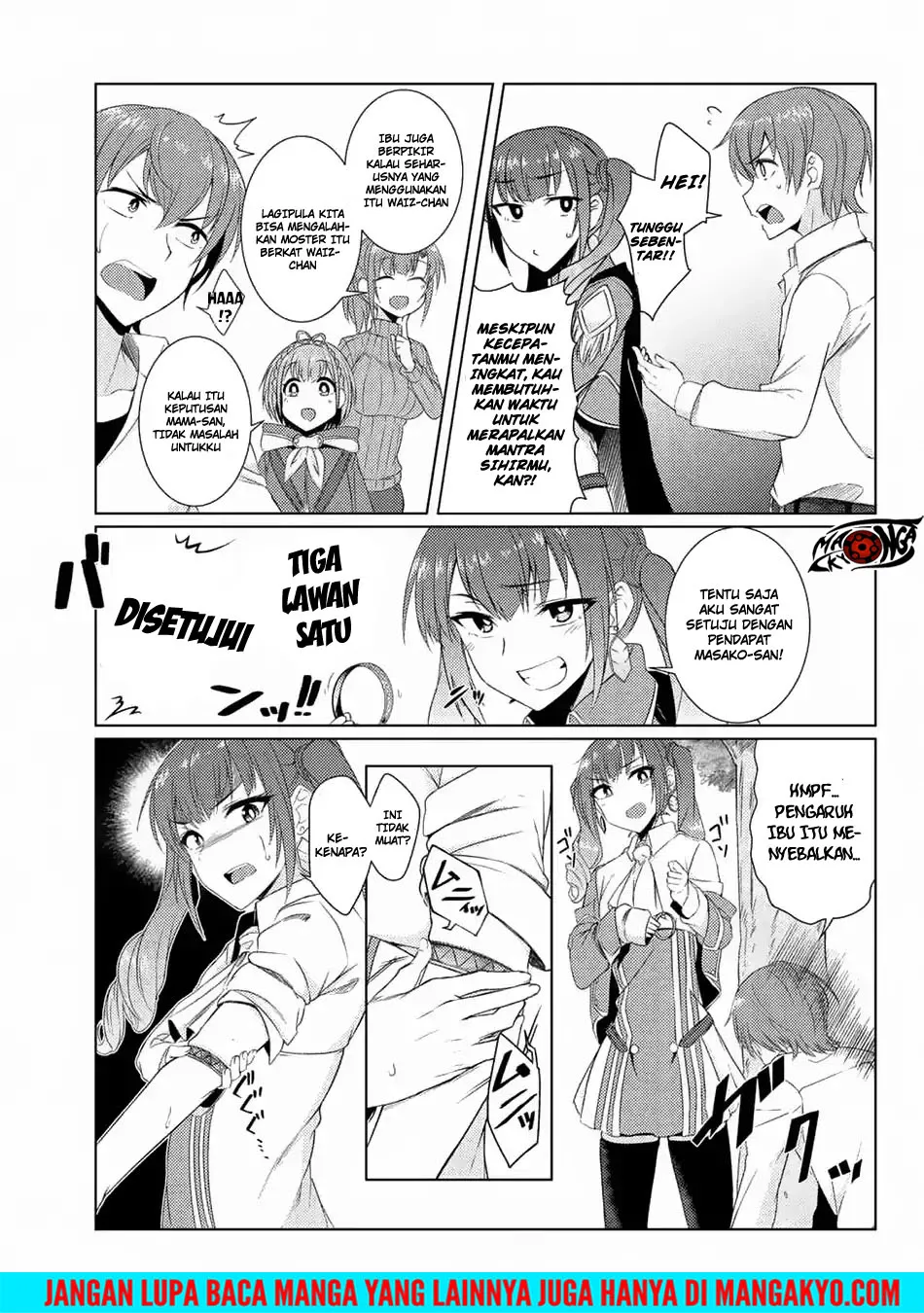 Tsujou Kougeki ga Zentai Kougeki de 2-kai Kougeki no Okaasan wa Suki desu ka? Chapter 03.7 Bahasa Indonesia