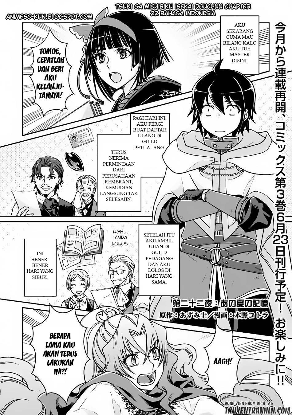 Tsuki ga Michibiku Isekai Douchuu Chapter 22 Bahasa Indonesia