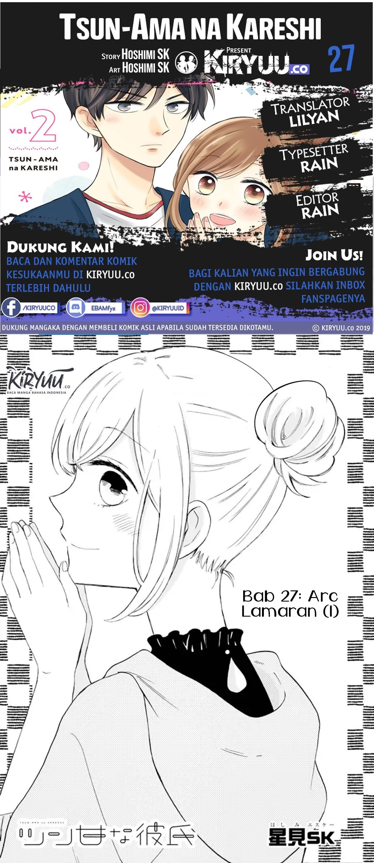 Tsun-Ama na Kareshi Chapter 27 Bahasa Indonesia