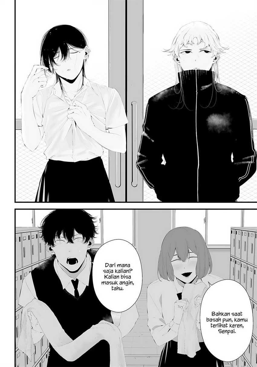 Tsurenai Hodo Aokute Azatoi Kurai ni Akai Chapter 39 Bahasa Indonesia