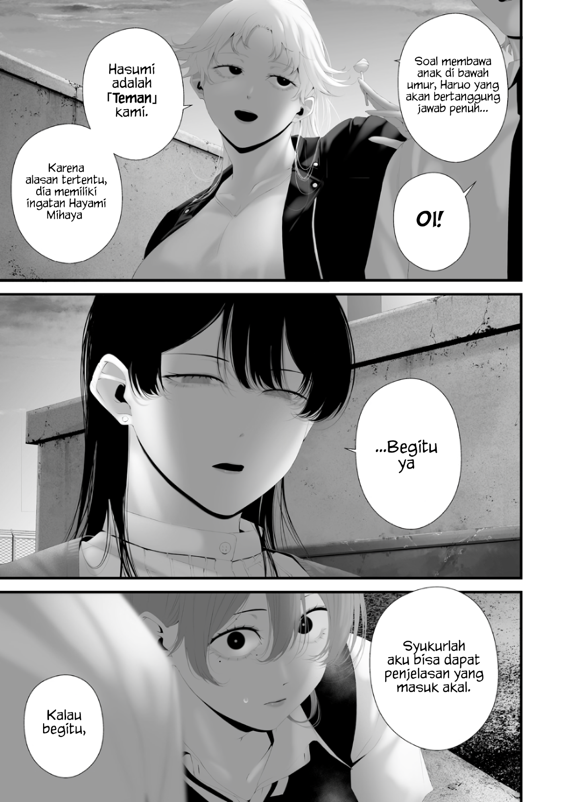 Tsurenai Hodo Aokute Azatoi Kurai ni Akai Chapter 80 Bahasa Indonesia