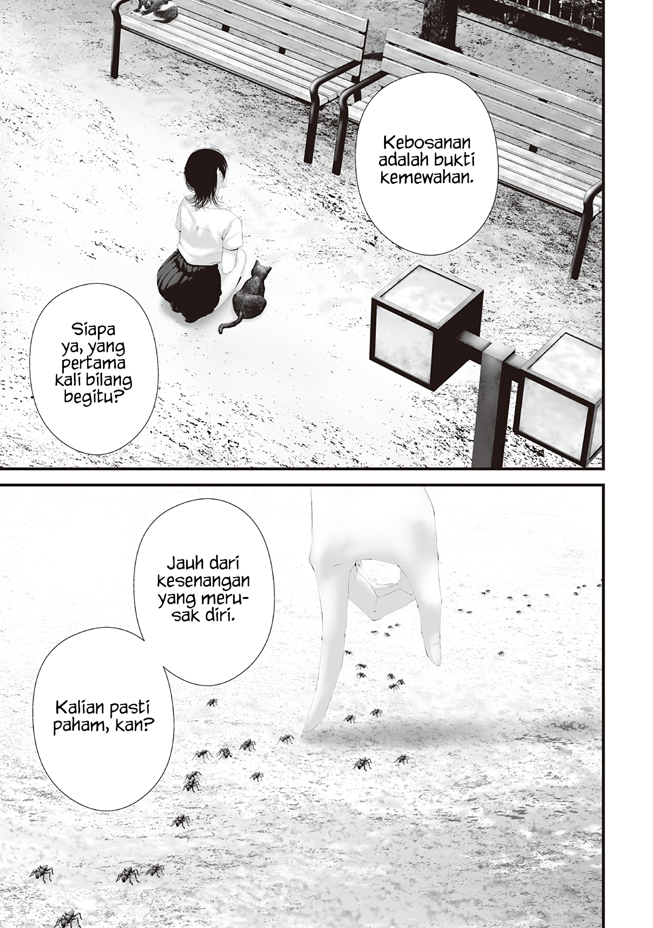 Tsurenai Hodo Aokute Azatoi Kurai ni Akai Chapter 82 Bahasa Indonesia