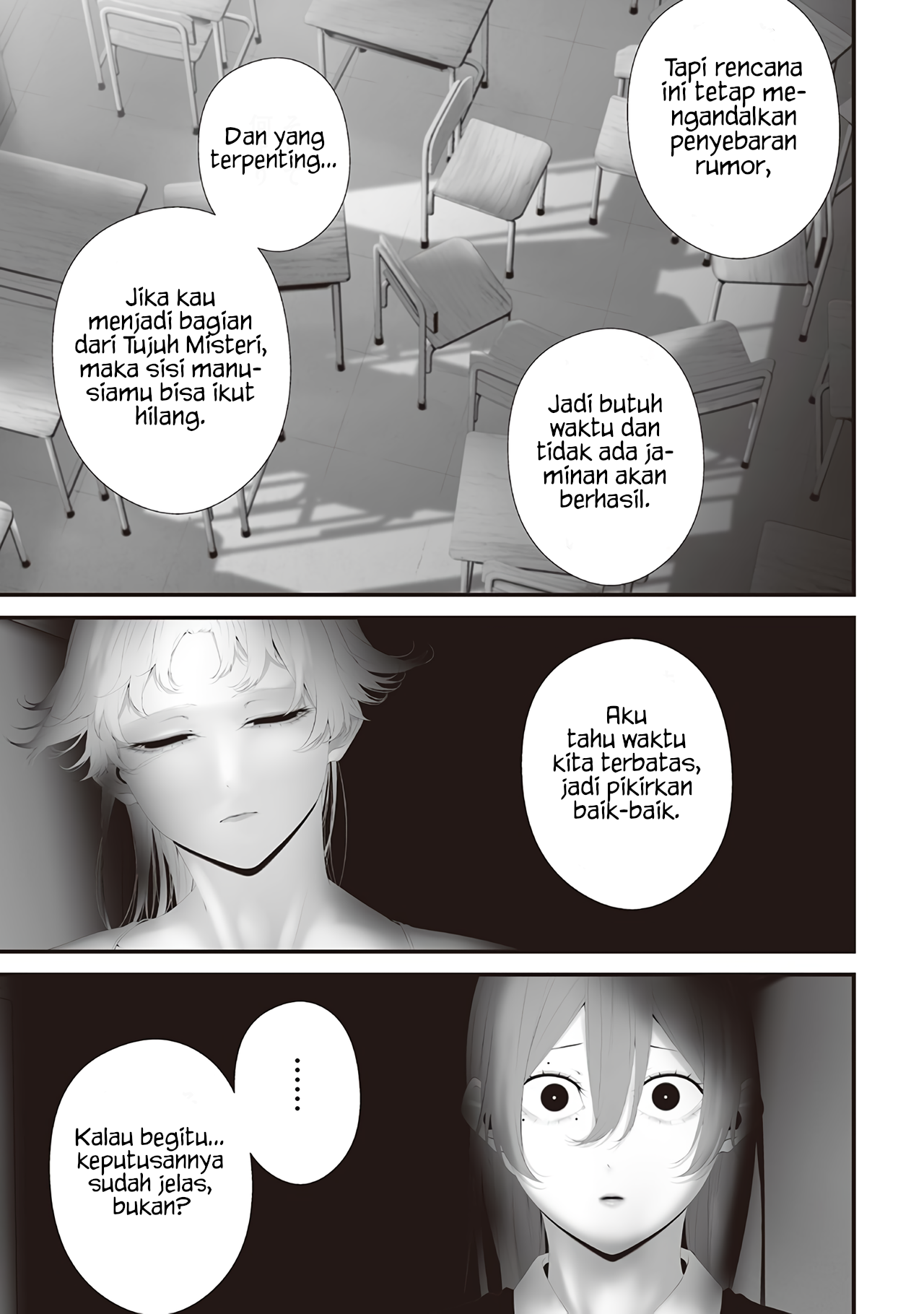 Tsurenai Hodo Aokute Azatoi Kurai ni Akai Chapter 82 Bahasa Indonesia