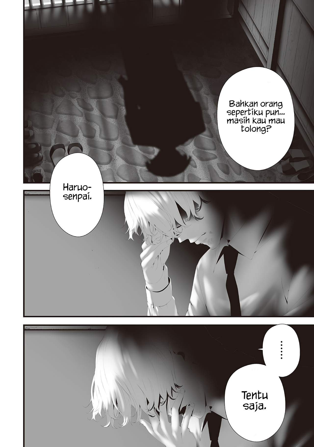 Tsurenai Hodo Aokute Azatoi Kurai ni Akai Chapter 82 Bahasa Indonesia