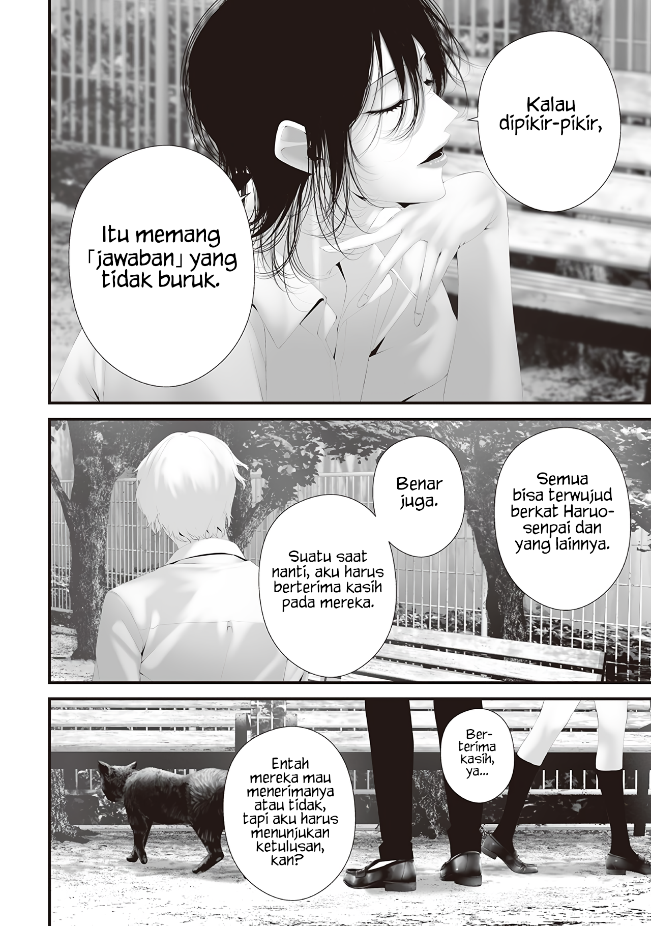 Tsurenai Hodo Aokute Azatoi Kurai ni Akai Chapter 82 Bahasa Indonesia