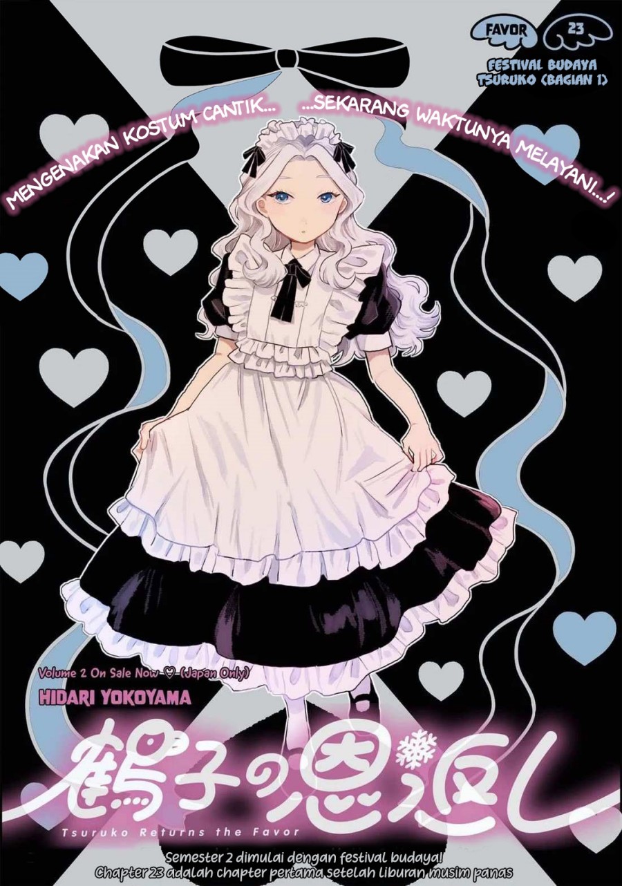 Tsuruko Returns the Favor Chapter 23 Bahasa Indonesia