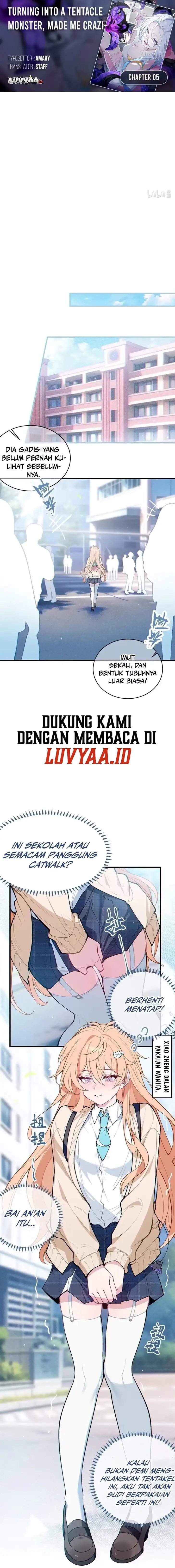 Turning Into A Tentacle Monster, Made Me Crazier Chapter 05 Bahasa Indonesia