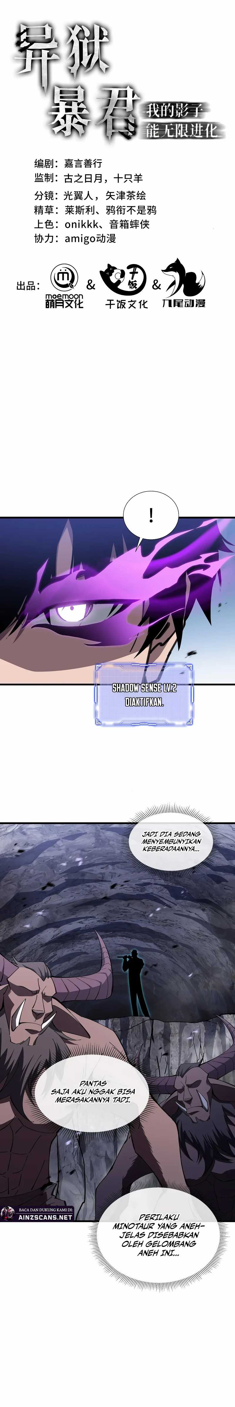 Tyrant of the Otherworld: My Shadow Can Evolve Infinitely Chapter 13 Bahasa Indonesia