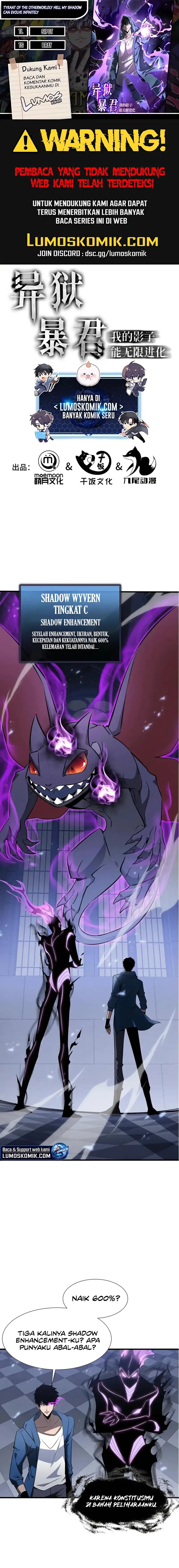 Tyrant of the Otherworld: My Shadow Can Evolve Infinitely Chapter 29 Bahasa Indonesia