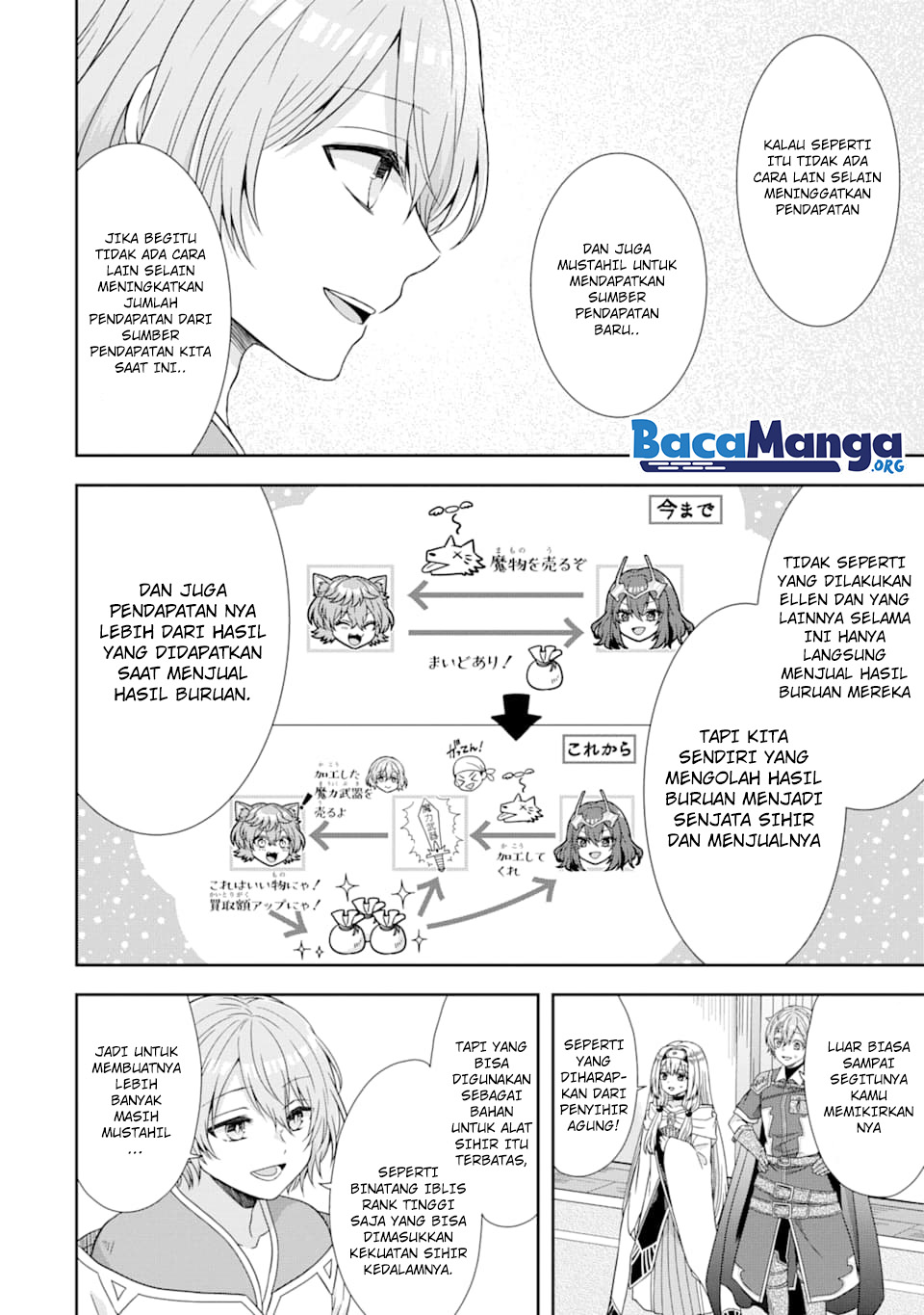 Tensei Ryoushu no Yuuryou Kaitaku: Zensei no Kioku o Ikashite White ni Tsutometara, Yuunou na Jinzai ga Atsumari Sugimashita chapter 8