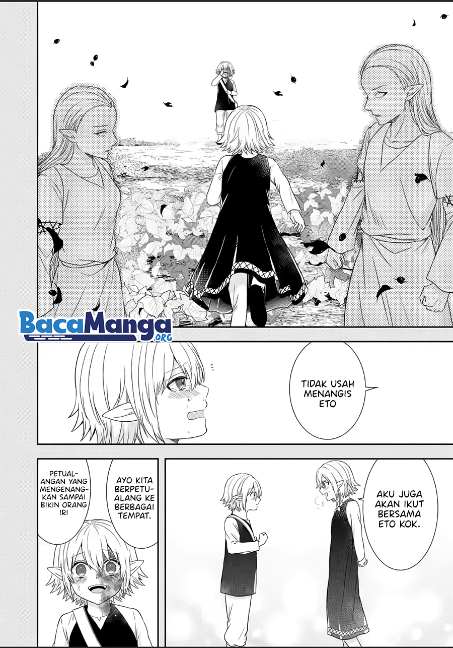 Tensei Ryoushu no Yuuryou Kaitaku: Zensei no Kioku o Ikashite White ni Tsutometara, Yuunou na Jinzai ga Atsumari Sugimashita Chapter 19.2 Bahasa Indonesia