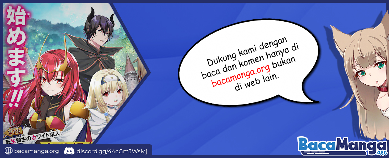 Tensei Ryoushu no Yuuryou Kaitaku: Zensei no Kioku o Ikashite White ni Tsutometara, Yuunou na Jinzai ga Atsumari Sugimashita Chapter 19.2 Bahasa Indonesia