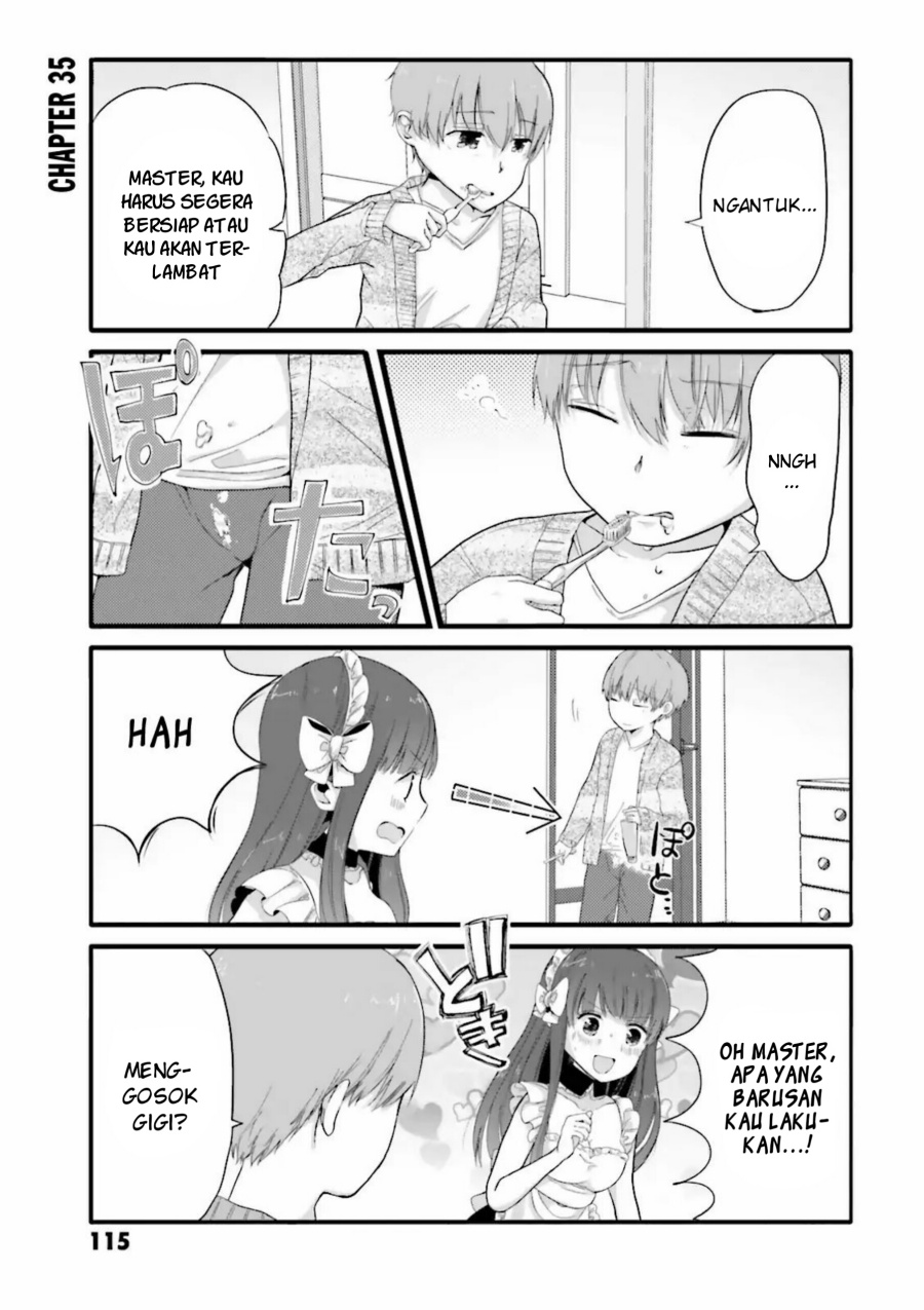 Uchi no Hentai Maid ni Osowareteru Chapter 35 Bahasa Indonesia