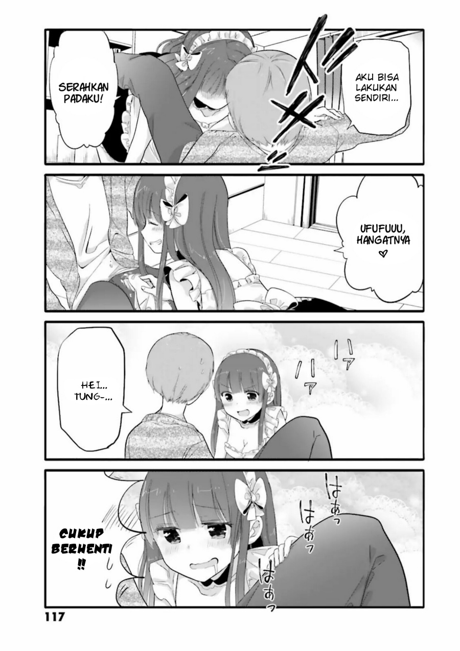 Uchi no Hentai Maid ni Osowareteru Chapter 35 Bahasa Indonesia