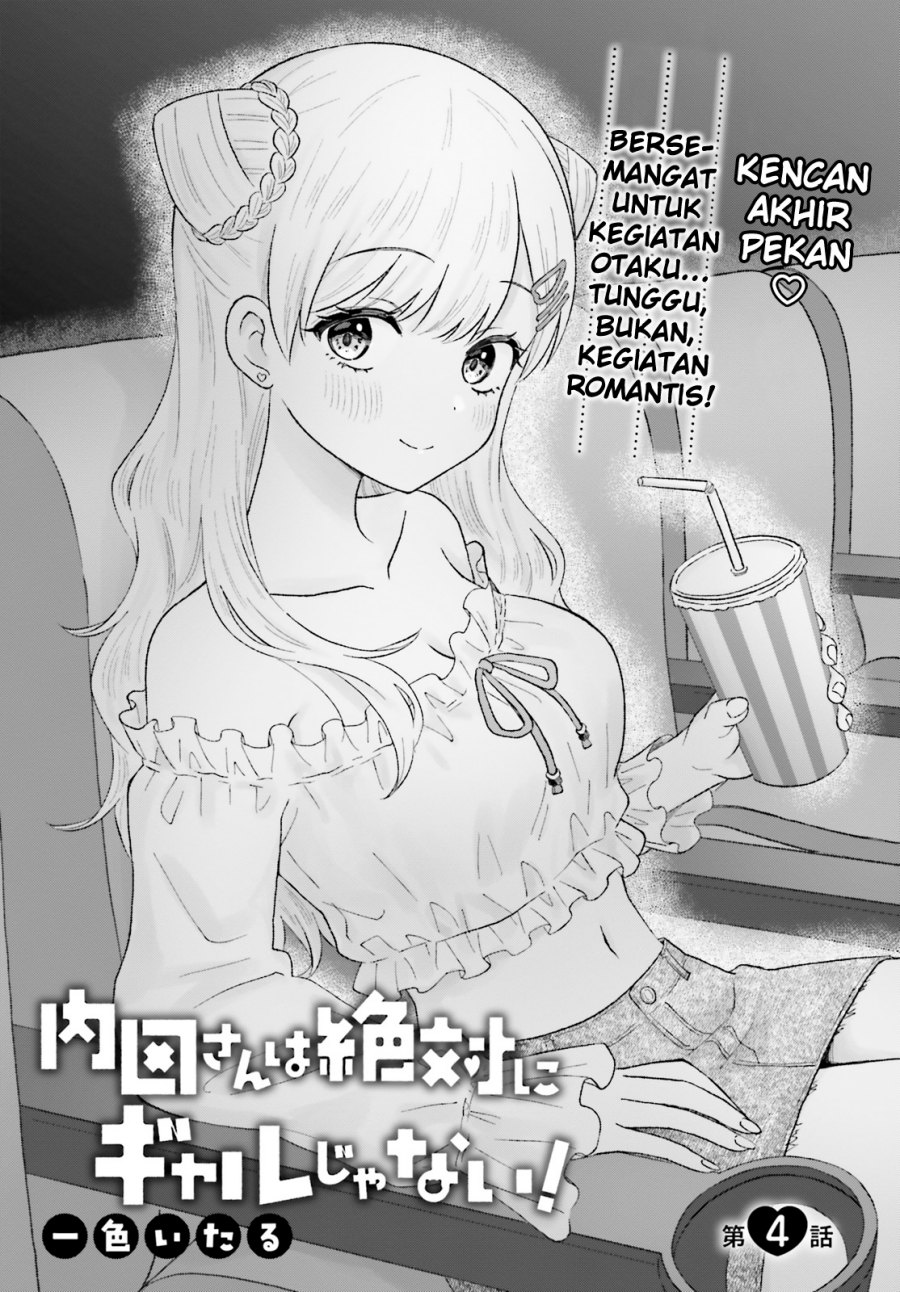 Uchida-san wa Zettai ni Gyaru Janai! Chapter 04 Bahasa Indonesia