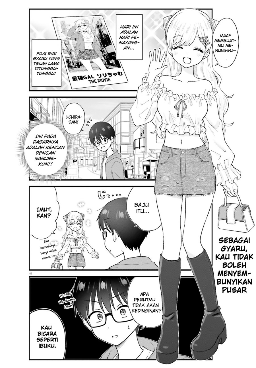 Uchida-san wa Zettai ni Gyaru Janai! Chapter 04 Bahasa Indonesia
