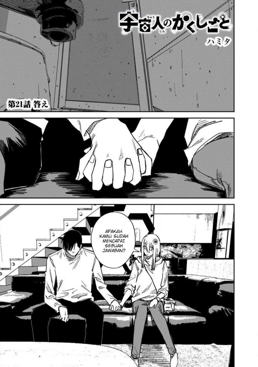 Uchuujin no Kakushigoto Chapter 21 Bahasa Indonesia