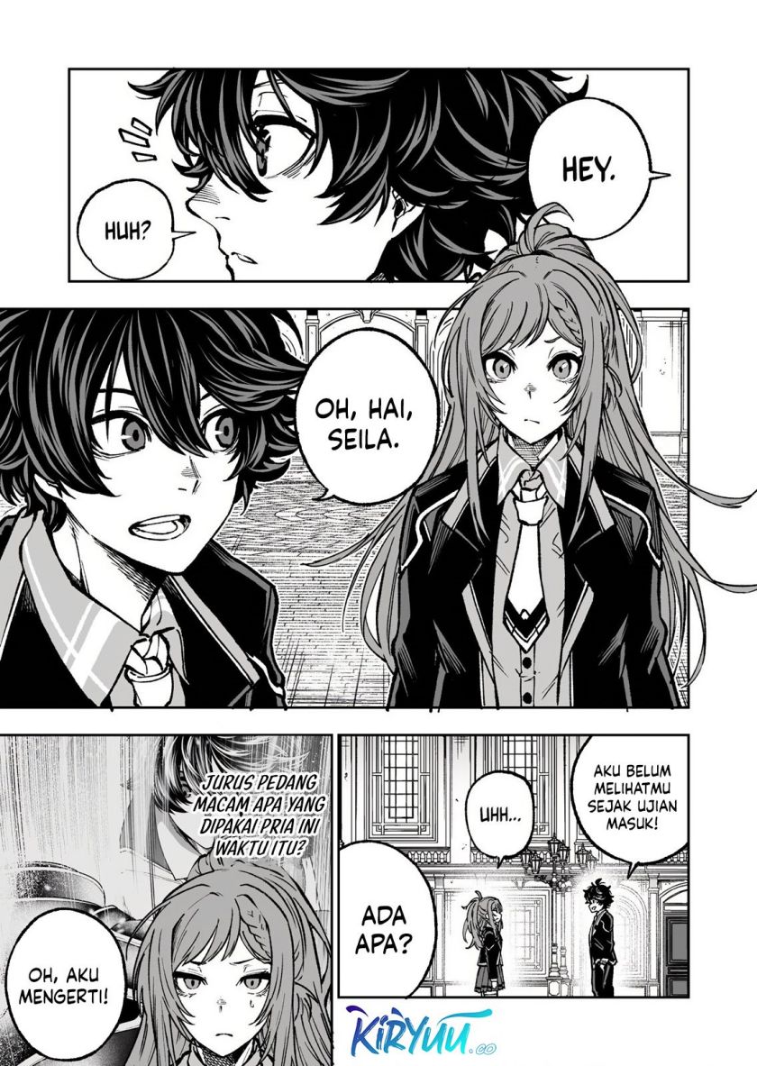 Umarekawatta Kensei Kenshi ga Reiguu sareru Majutsu Shijou Shugi no Gakuen de Musou suru chapter 2