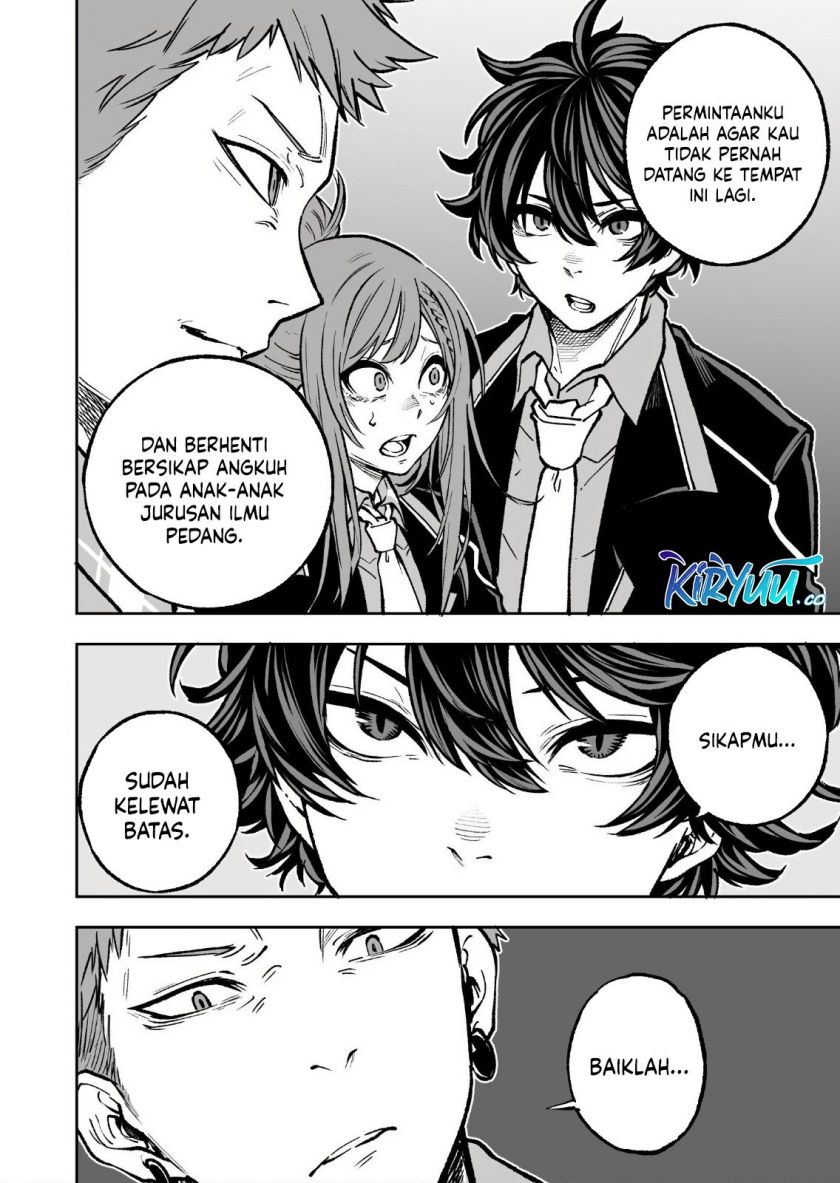 Umarekawatta Kensei Kenshi ga Reiguu sareru Majutsu Shijou Shugi no Gakuen de Musou suru chapter 2
