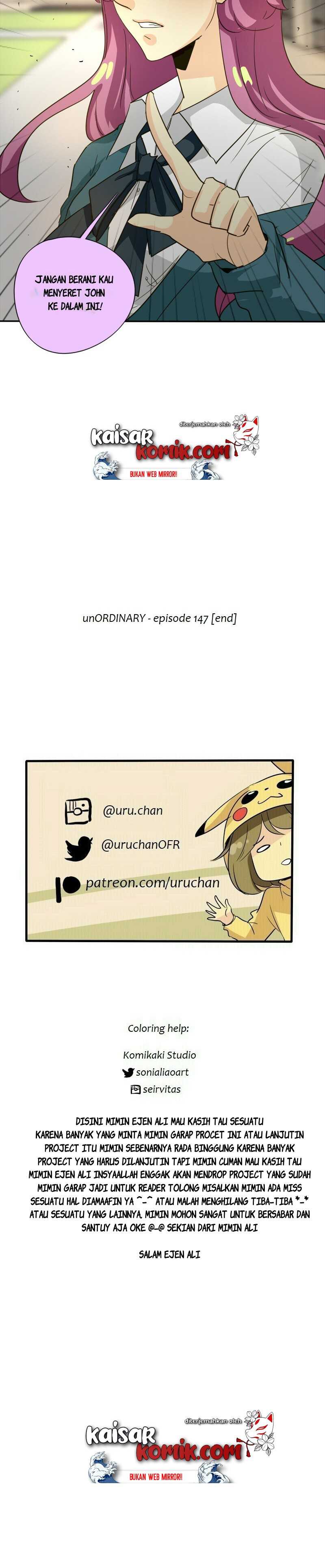 unOrdinary Chapter 147 Bahasa Indonesia