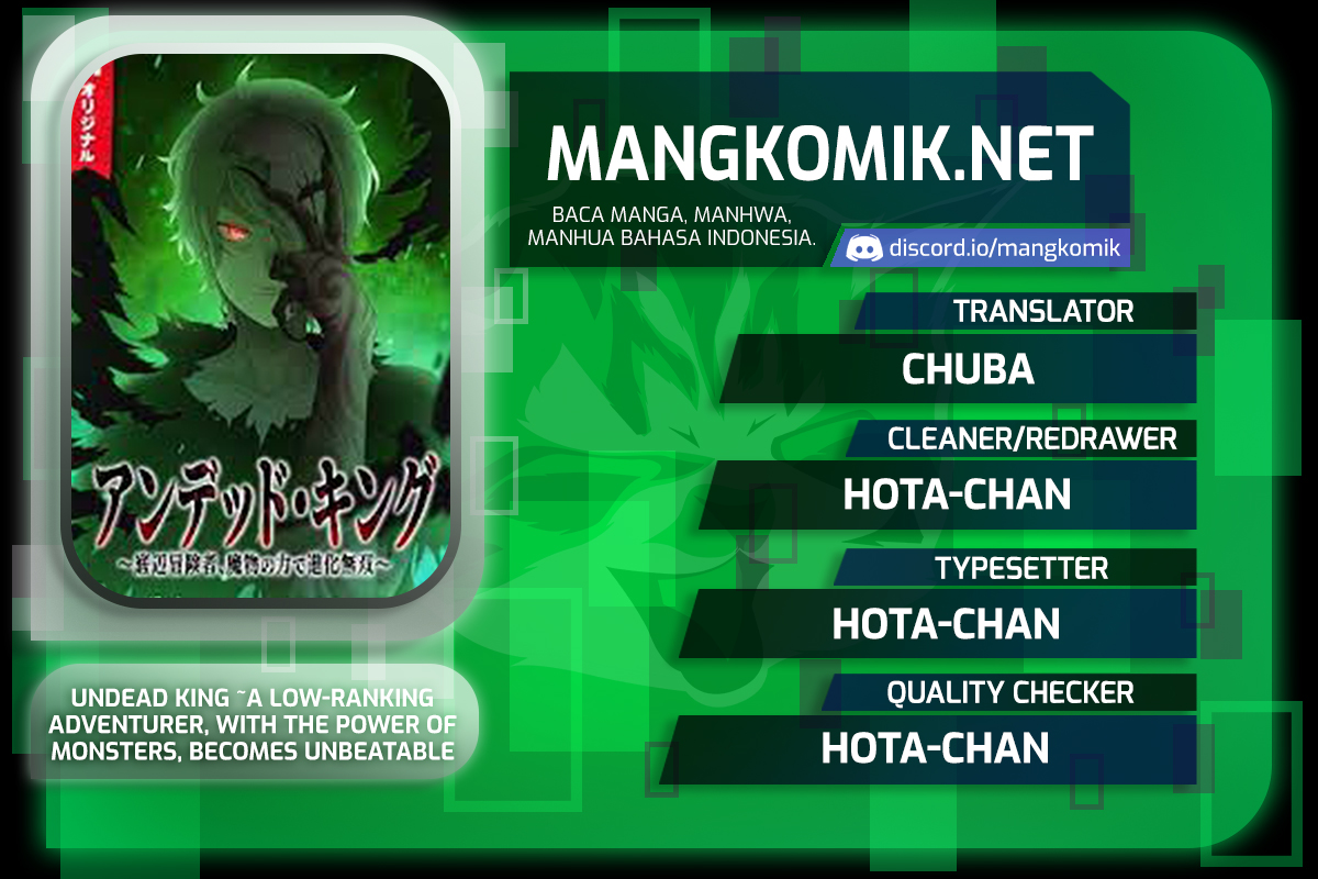 Undead King ~Teihen Bouken-sha, Mamono no Chikara de Shinka Musou~ Chapter 01 Bahasa Indonesia