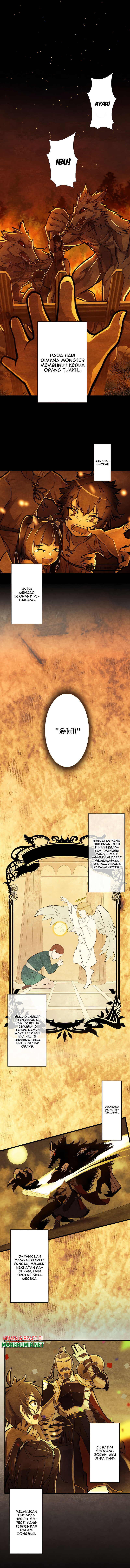 Undead King ~Teihen Bouken-sha, Mamono no Chikara de Shinka Musou~ Chapter 01 Bahasa Indonesia