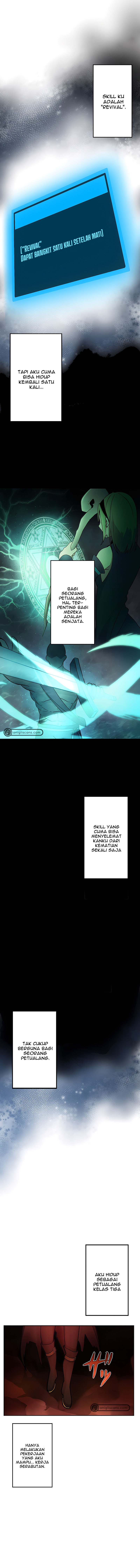 Undead King ~Teihen Bouken-sha, Mamono no Chikara de Shinka Musou~ Chapter 01 Bahasa Indonesia