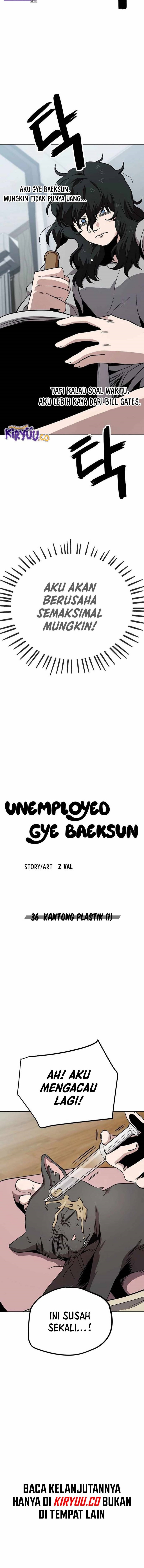 Unemployed Gye Baek Soon Chapter 36 Bahasa Indonesia