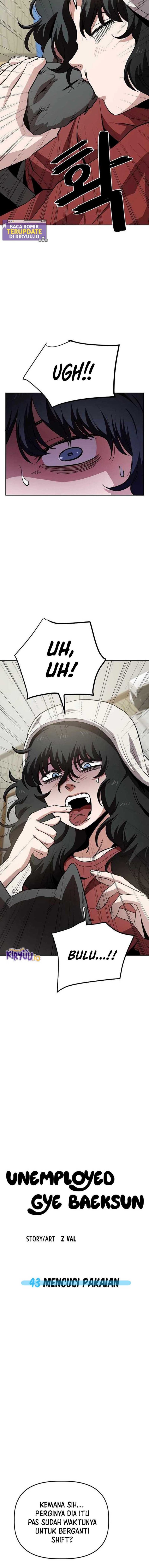 Unemployed Gye Baek Soon Chapter 43 Bahasa Indonesia