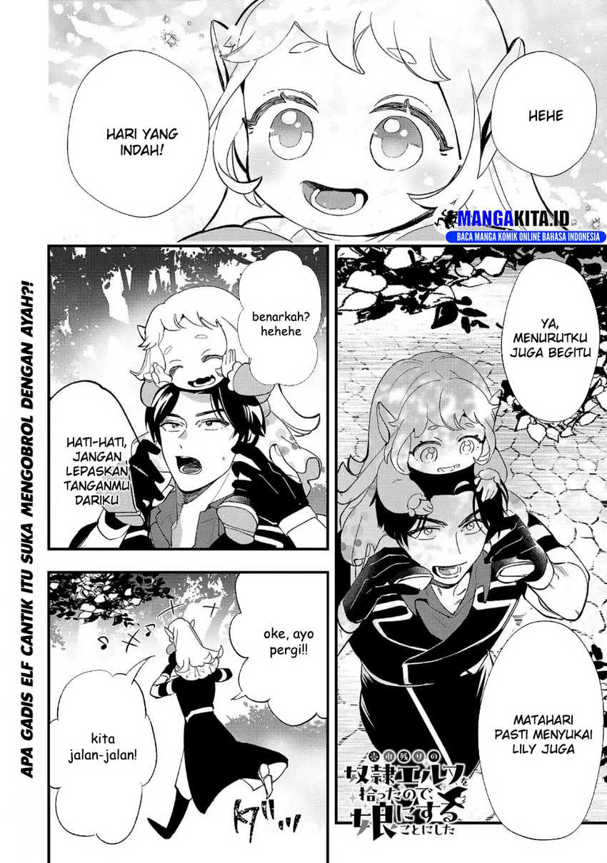 Urenokori no Dorei Elf wo Hirotta no de, Musume ni suru Koto ni shita Chapter 05 Bahasa Indonesia