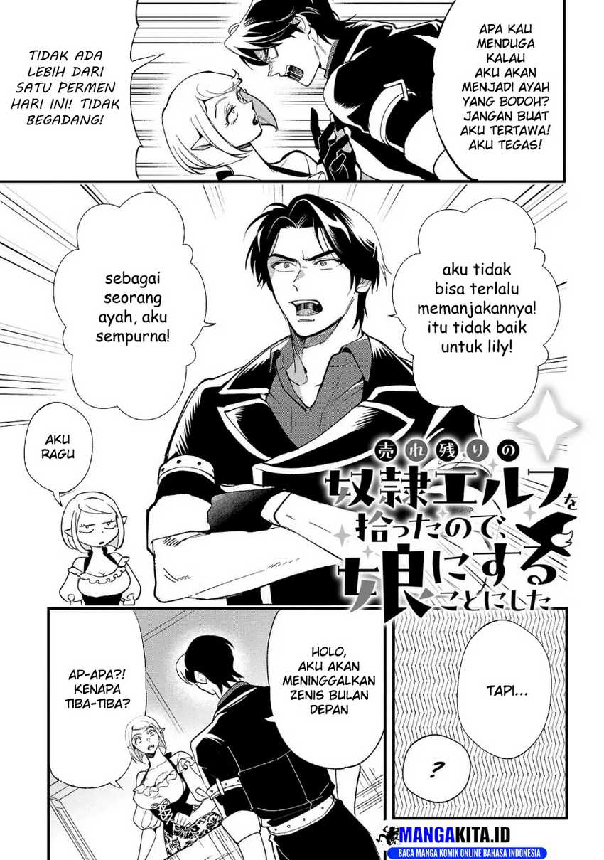 Urenokori no Dorei Elf wo Hirotta no de, Musume ni suru Koto ni shita Chapter 05 Bahasa Indonesia